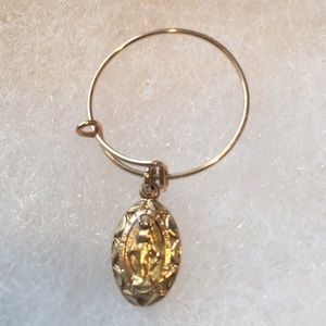 Alex & Ani Gold Mother Mary Ring